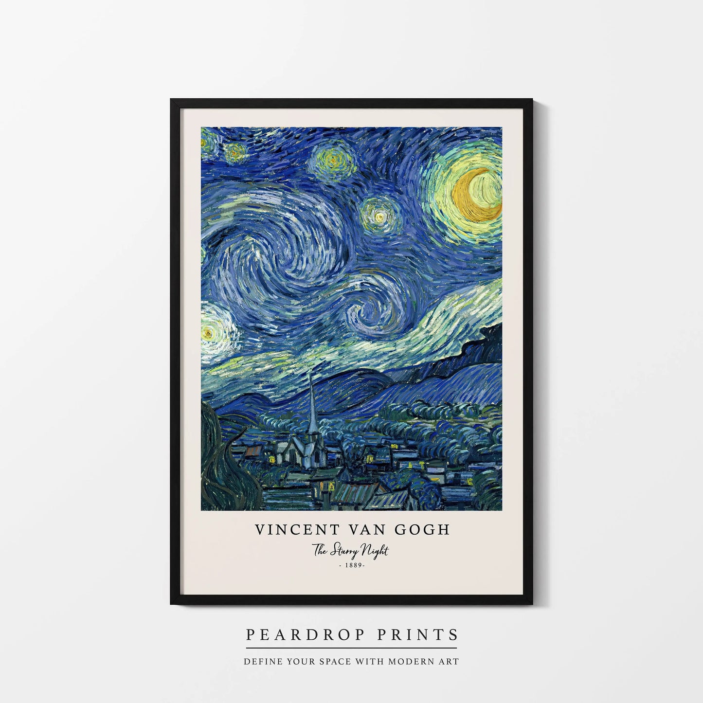 Vincent Van Gogh Starry Night Canvas Prints - Posters