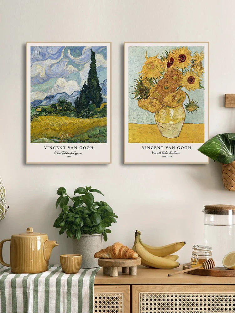 Vincent Van Gogh Starry Night Canvas Prints - Posters