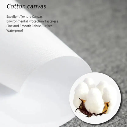 Decorbites™ vintage black and white bauhaus canvas print with white cotton canvas, smooth texture, waterproof and eco-friendly