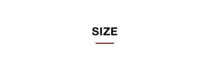 The image shows the word size underlined in red on the DecorBites™ vintage human anatomy canvas print