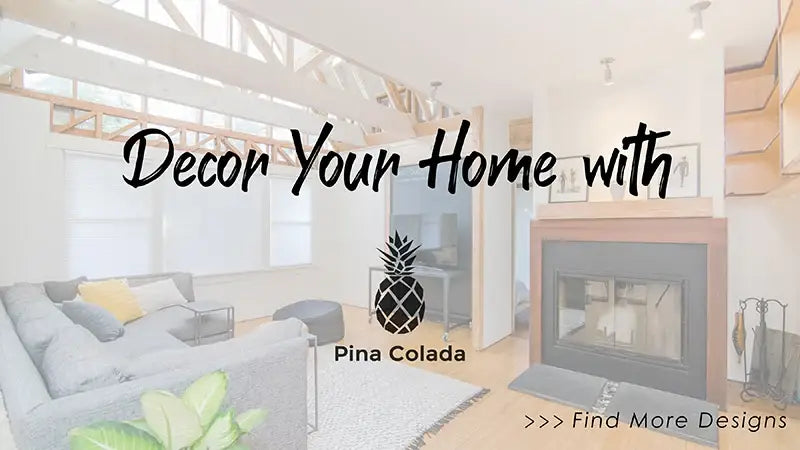 DecorBites™ vintage human anatomy canvas print featuring a black and white geometric pina colada pineapple logo