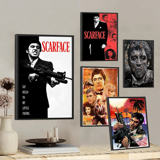 Vintage ’Scarface’ Movie Posters - Room Decor - Posters