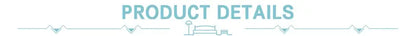 Product details header in teal minimalist line art design for decorbites™ wall mounted transparent storage rack for figures