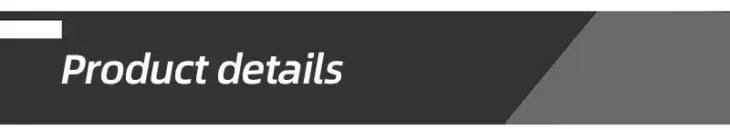 Product details banner with white text on dark gray background for decorbites waterproof aluminum led wall light for indoor and outdoor use