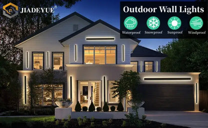 Modern white decorbites™ waterproof led outdoor wall light with sleek minimalist design for exterior use