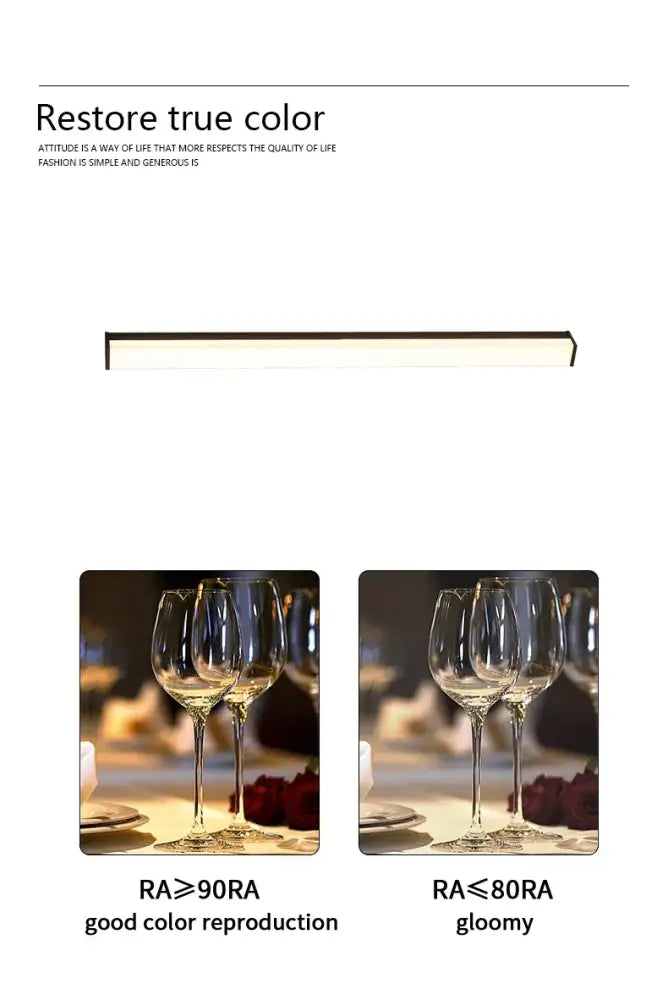DecorBites waterproof led outdoor wall light with sleek black frame and bright white long strip led illumination