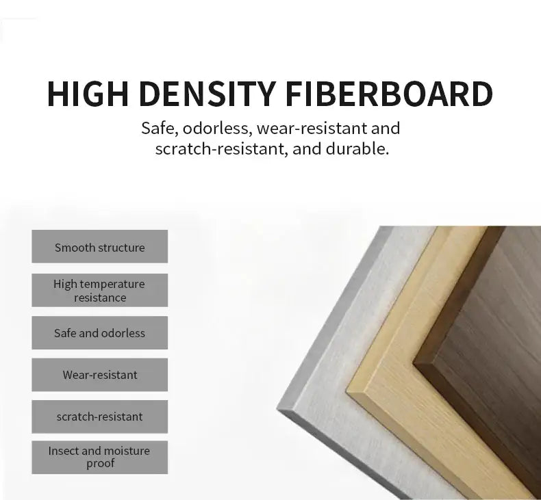 Stacked high density fiberboard panels in silver light wood and dark brown finishes for decorbites wooden plant stand shelf