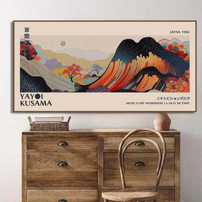 Yayoi Kusama Flower Art Poster - Large Canvas Print - Posters