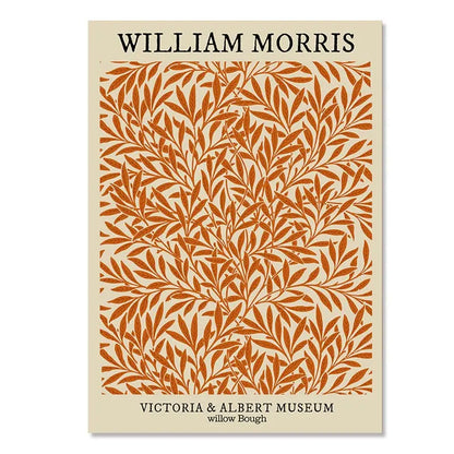 Yayoi Kusama Inspired Orange Floral Canvas Art - 08 / 40x50cm No Framed - Posters