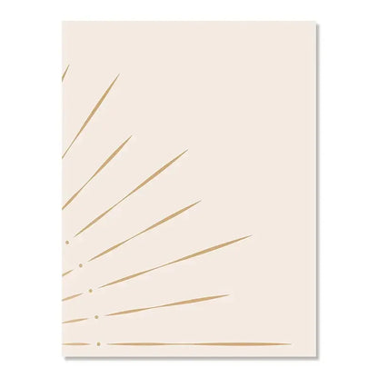 Yellow Sun Rising Horizon Wall Art - 03 / 21x30cm No Frame - Posters