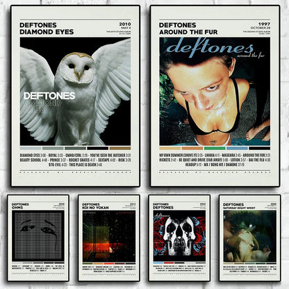 Deftones Canvas Painting Album Cover Wall Art