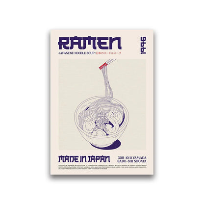 Delicious World Cuisine Canvas Print - Home Decor