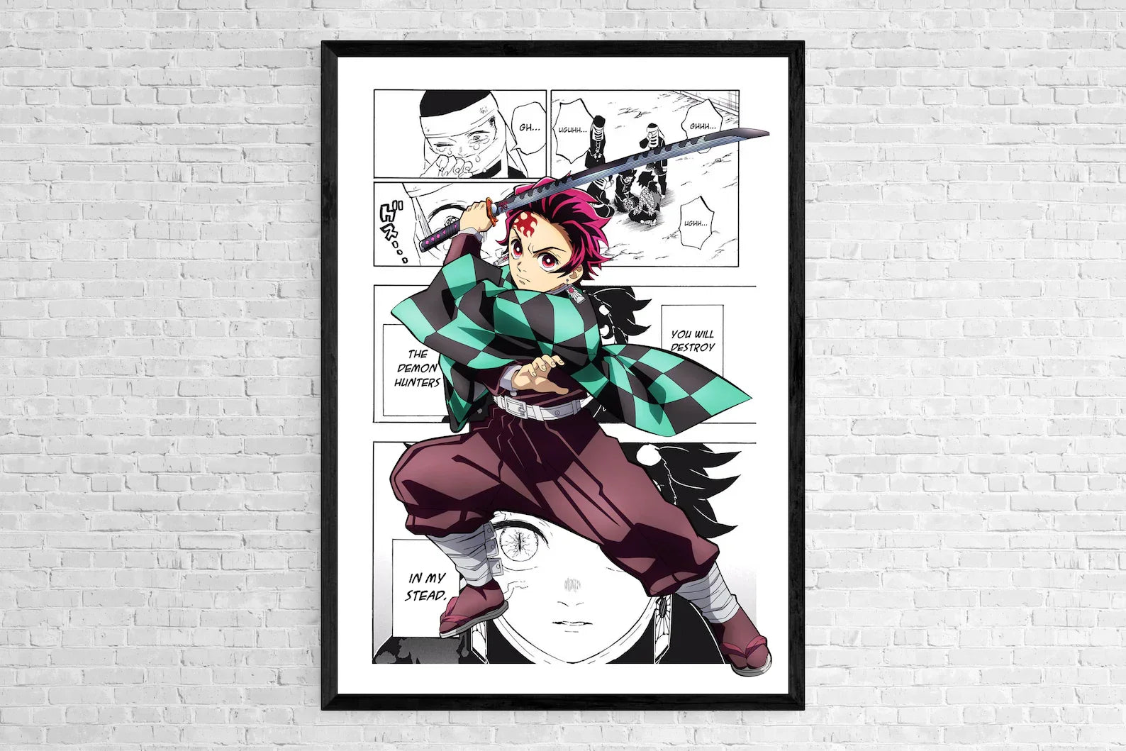 Demon Slayer Anime Canvas Poster for Home Decor - B / 30x40cm no frame - Posters