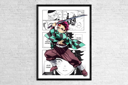 Demon Slayer Anime Canvas Poster for Home Decor - B / 30x40cm no frame - Posters