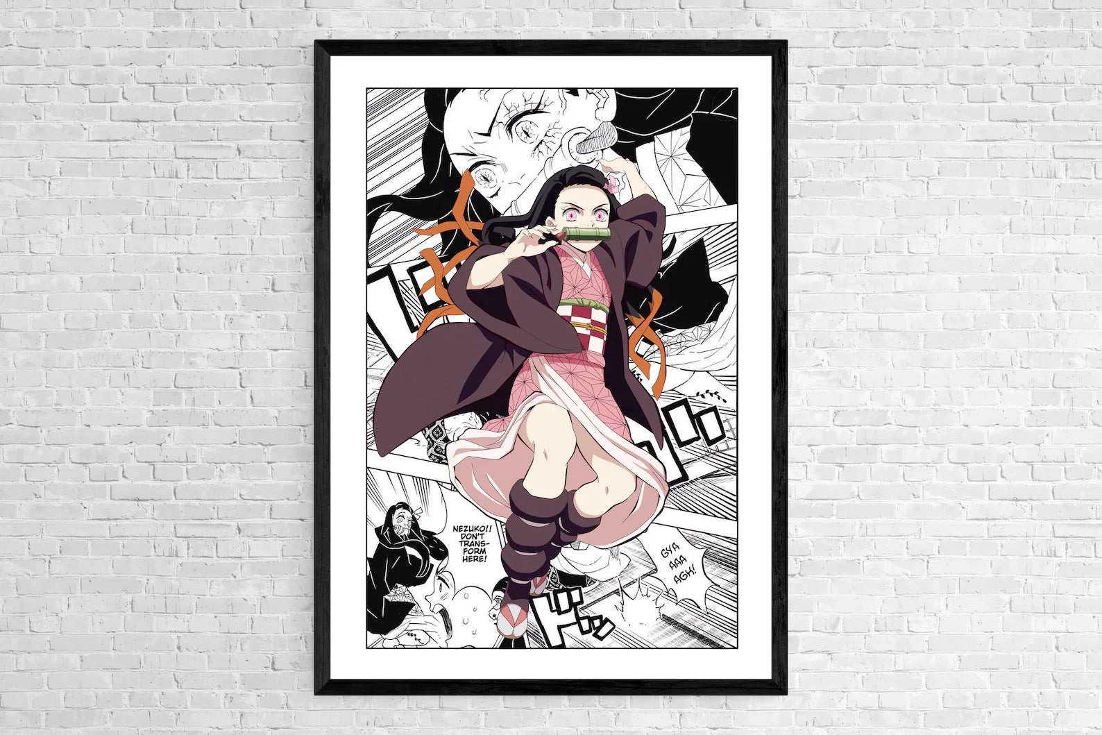 Demon Slayer Anime Canvas Poster for Home Decor - D / 30x40cm no frame - Posters