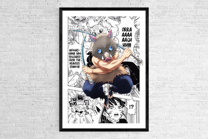 Demon Slayer Anime Canvas Poster for Home Decor - E / 30x40cm no frame - Posters