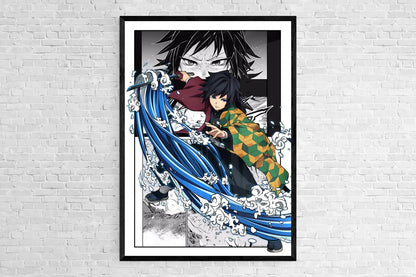 Demon Slayer Anime Canvas Poster for Home Decor - G / 40x50cm no frame - Posters