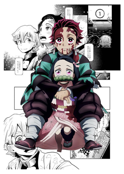 Demon Slayer Anime Canvas Poster for Home Decor - K / 40x50cm no frame - Posters