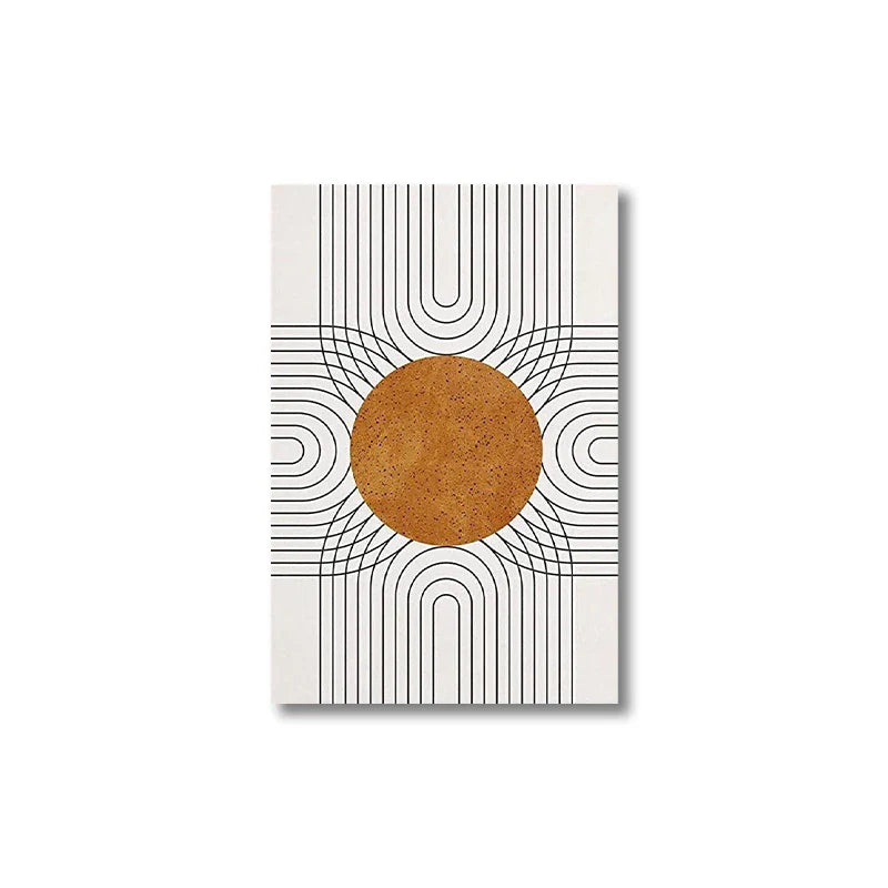 Desert Plants Geometric Sun Poster Set - CJ50037-2 / 50x70cm no frame