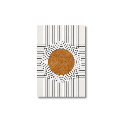 Desert Plants Geometric Sun Poster Set - CJ50037-2 / 50x70cm no frame