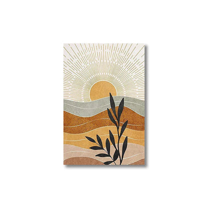 Desert Plants Geometric Sun Poster Set - CJ50037-3 / 30x40cm no frame