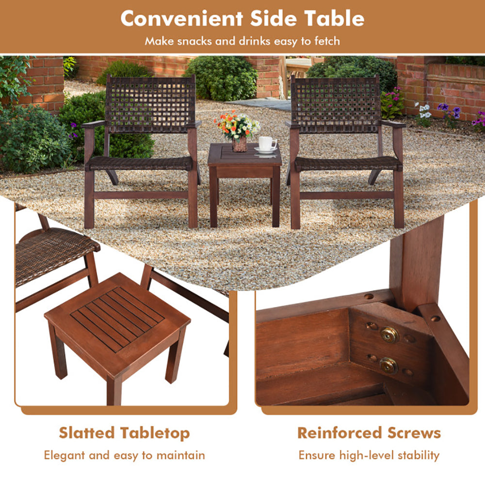 Wooden Patio Furniture Set Outdoor Relaxation