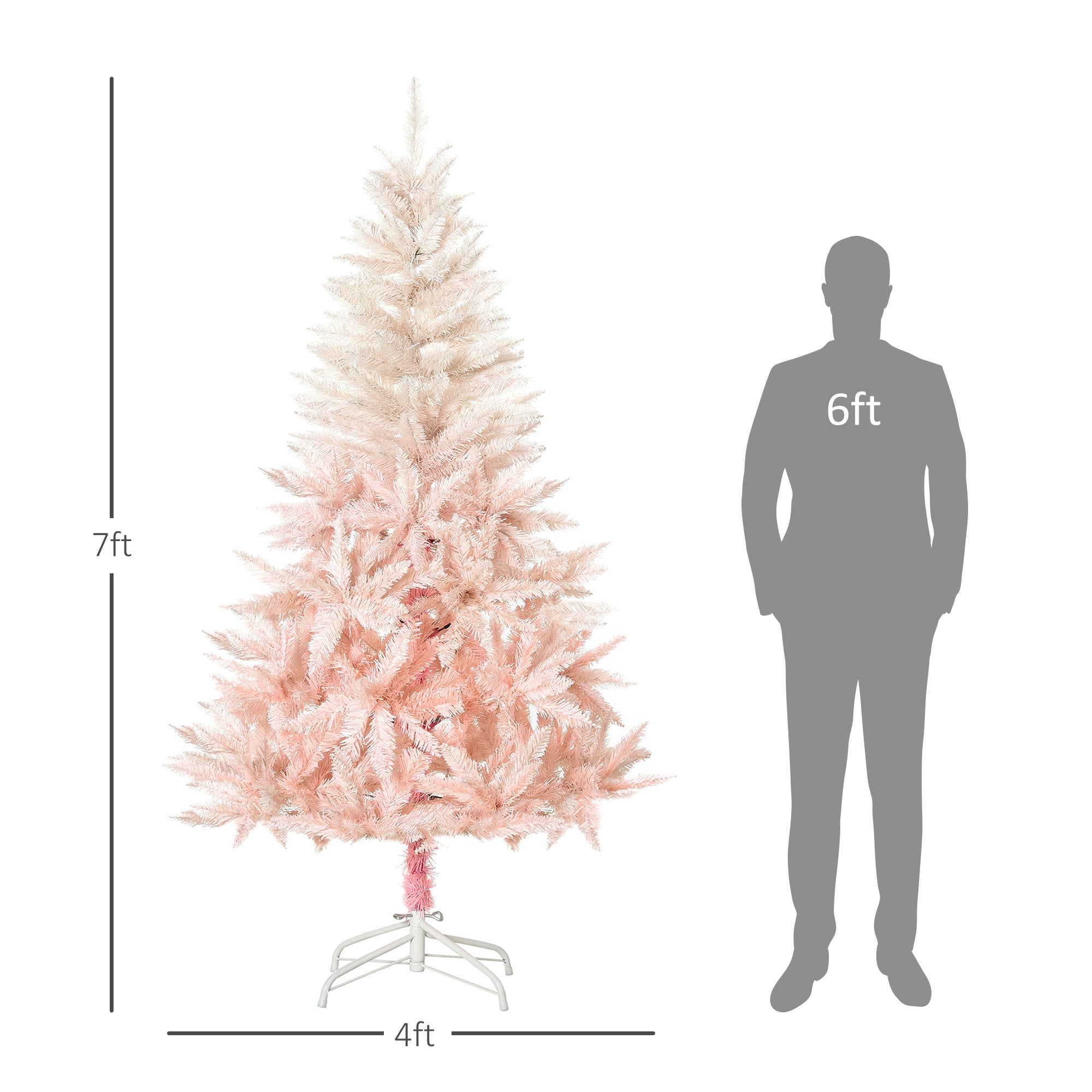 Pink Spruce Christmas Tree