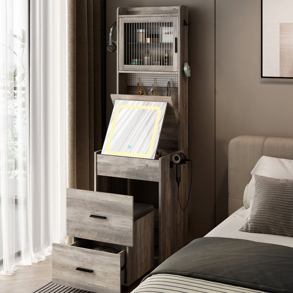 Gray Hemp Vanity Table