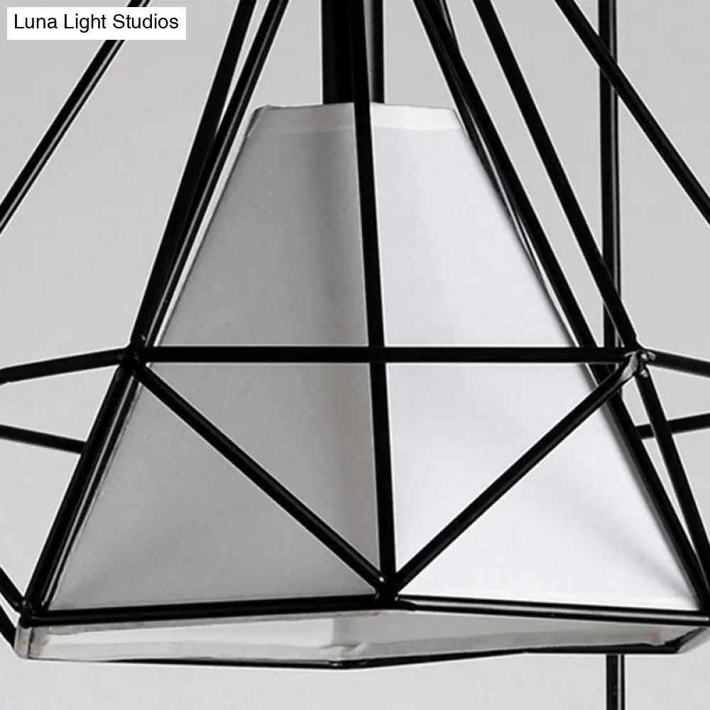 DecorBites™ DecorBites™ Diamond Cage Semi Flush Mount Retro Industrial Ceiling Lights for Hallway