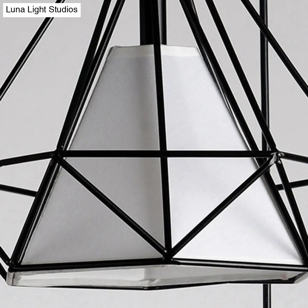 DecorBites™ DecorBites™ Diamond Cage Semi Flush Mount Retro Industrial Ceiling Lights for Hallway