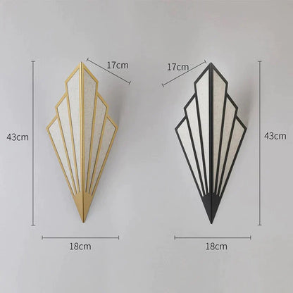 DecorBites™ Diamond Shape Modern Wall Light Wall Sconce for Bedroom Dining Room