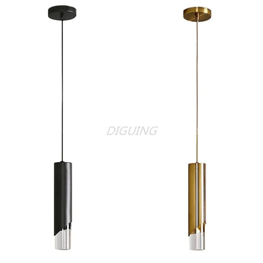 Dimmable Gold and Black Aluminum LED Pendant Light - Decorbites