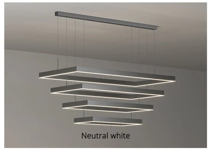 Dimmable Nordic LED Ceiling Chandelier for Living Room - Chandelier