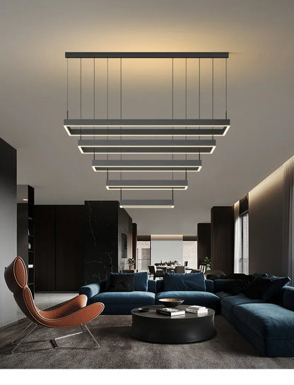 Dimmable Nordic LED Ceiling Chandelier for Living Room - Chandelier