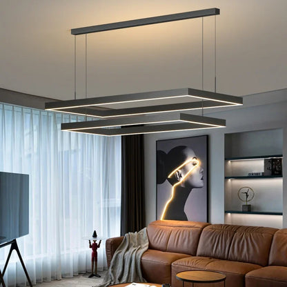 Dimmable Nordic LED Ceiling Chandelier for Living Room - Chandelier
