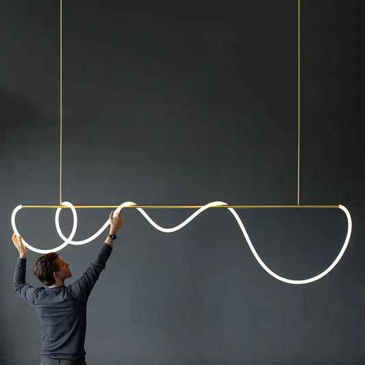 Dimmable Nordic LED Chandelier for Home Decor - Chandelier