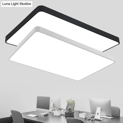 DecorBites™ DecorBites™ Discover Futuristic Illumination: Acrylic Flush Mount LED Fixture with Modern Geometric Design for Office and Beyond