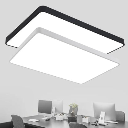 DecorBites™ DecorBites™ Discover Futuristic Illumination: Acrylic Flush Mount LED Fixture with Modern Geometric Design for Office and Beyond