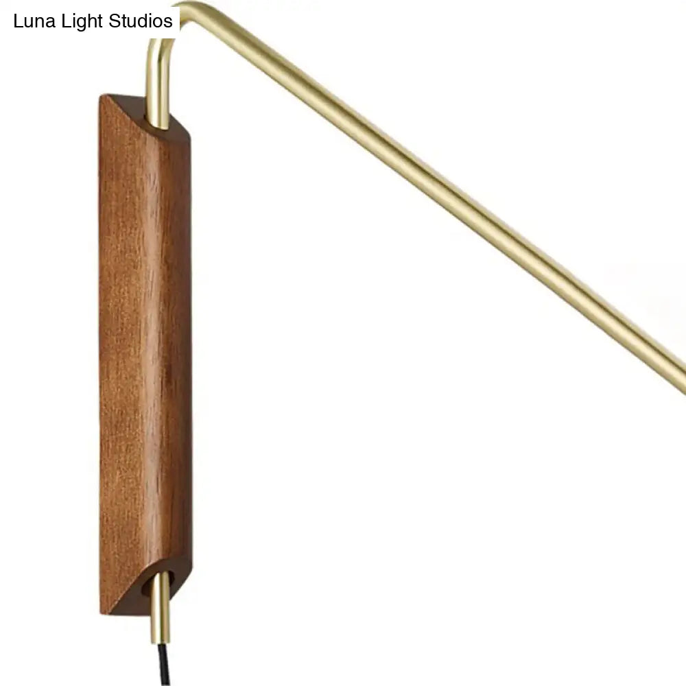 DecorBites™ DecorBites™ Dome Bedside Metal Wall Mount Swing Arm Sconce Light