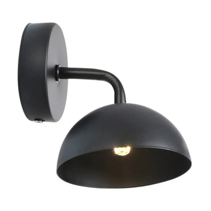 DecorBites™ Dome Shade Wall Light with Arm - Loft Brass/Copper/Black Iron for Dining Room