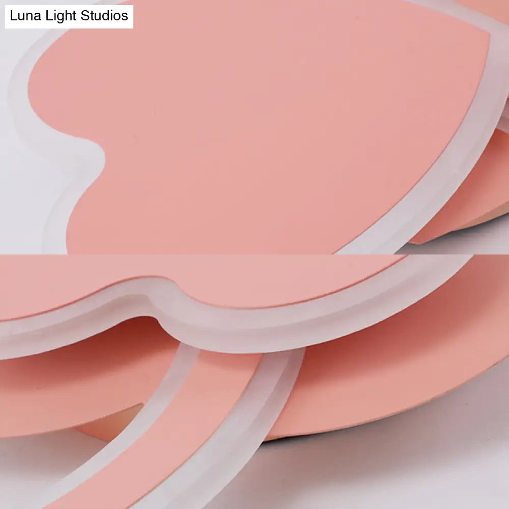 DecorBites™ DecorBites™ Double Loving-Heart Kids LED Flush Ceiling Light - Vibrant Undertint, Ideal for Kid's Bedroom