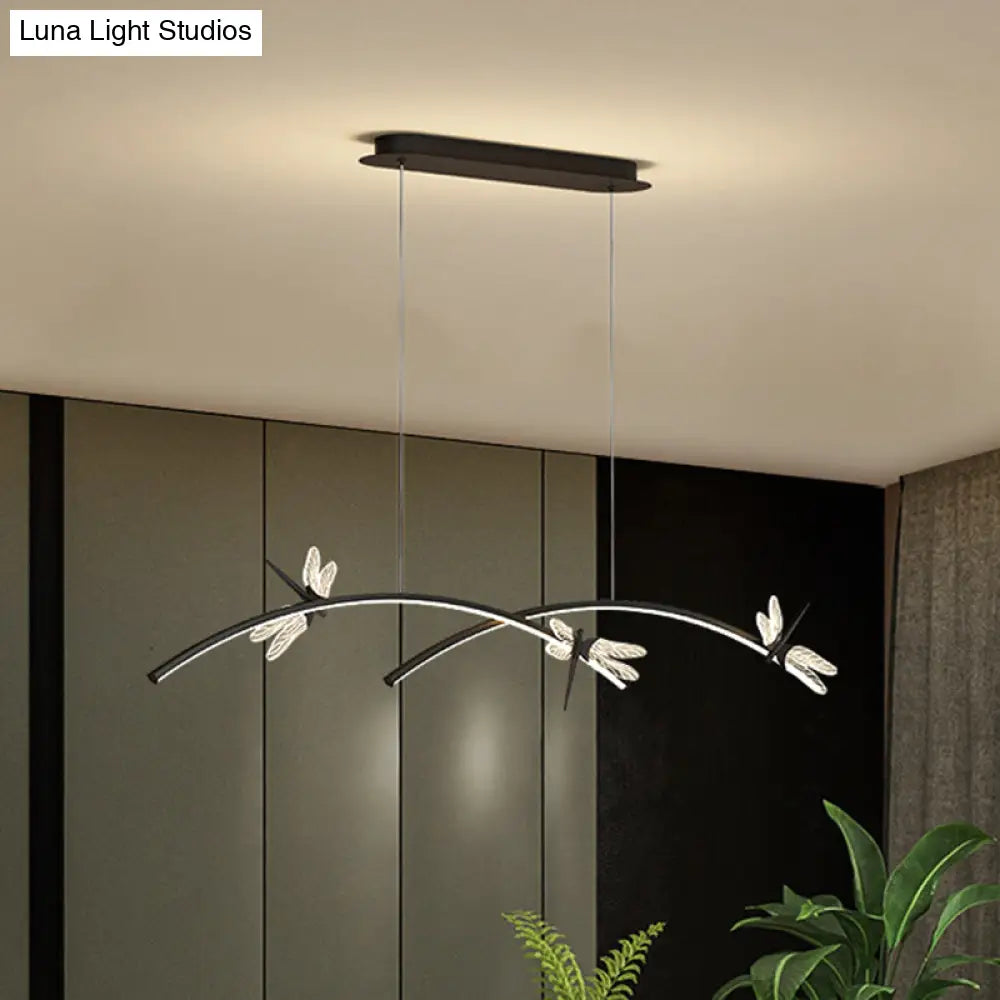 DecorBites™ Dragonfly Minimalist LED Pendant Light for Restaurant Ceilings