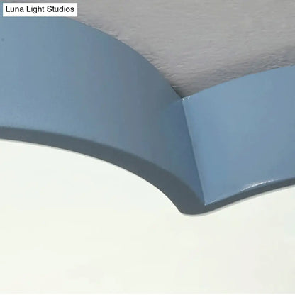 DecorBites™ DecorBites™ Dreamy Bedroom Glow: Nordic LED Cloud and Moon Metal Flush Mount Ceiling Light