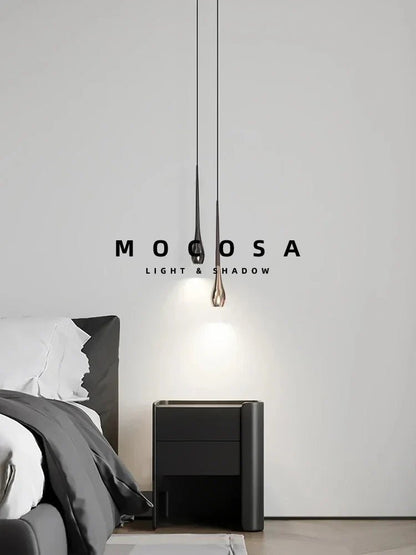 Droplet Aluminum Pendant Light With Remote Dimming - Decorbites