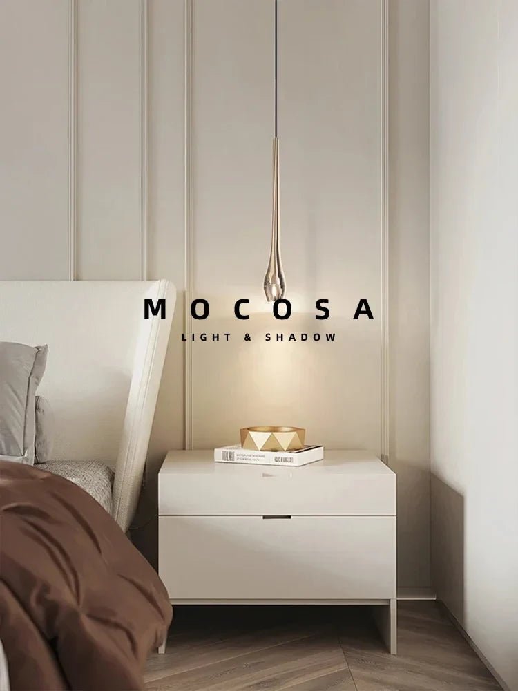 Droplet Aluminum Pendant Light With Remote Dimming - Decorbites