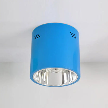 DecorBites™ DecorBites™ Drum Shaped Ceiling Mount Light - Head Downlight for Commercial Metal Down Light in Cloth Shops