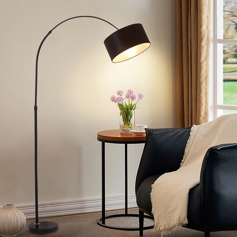 Fabric Iron Floor Lamp