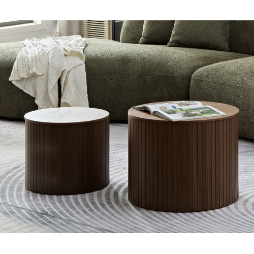 Walnut MDF Nesting Table