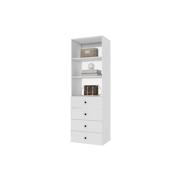 Wooden Closet Organizer Modern Open Wardrobe Bedroom