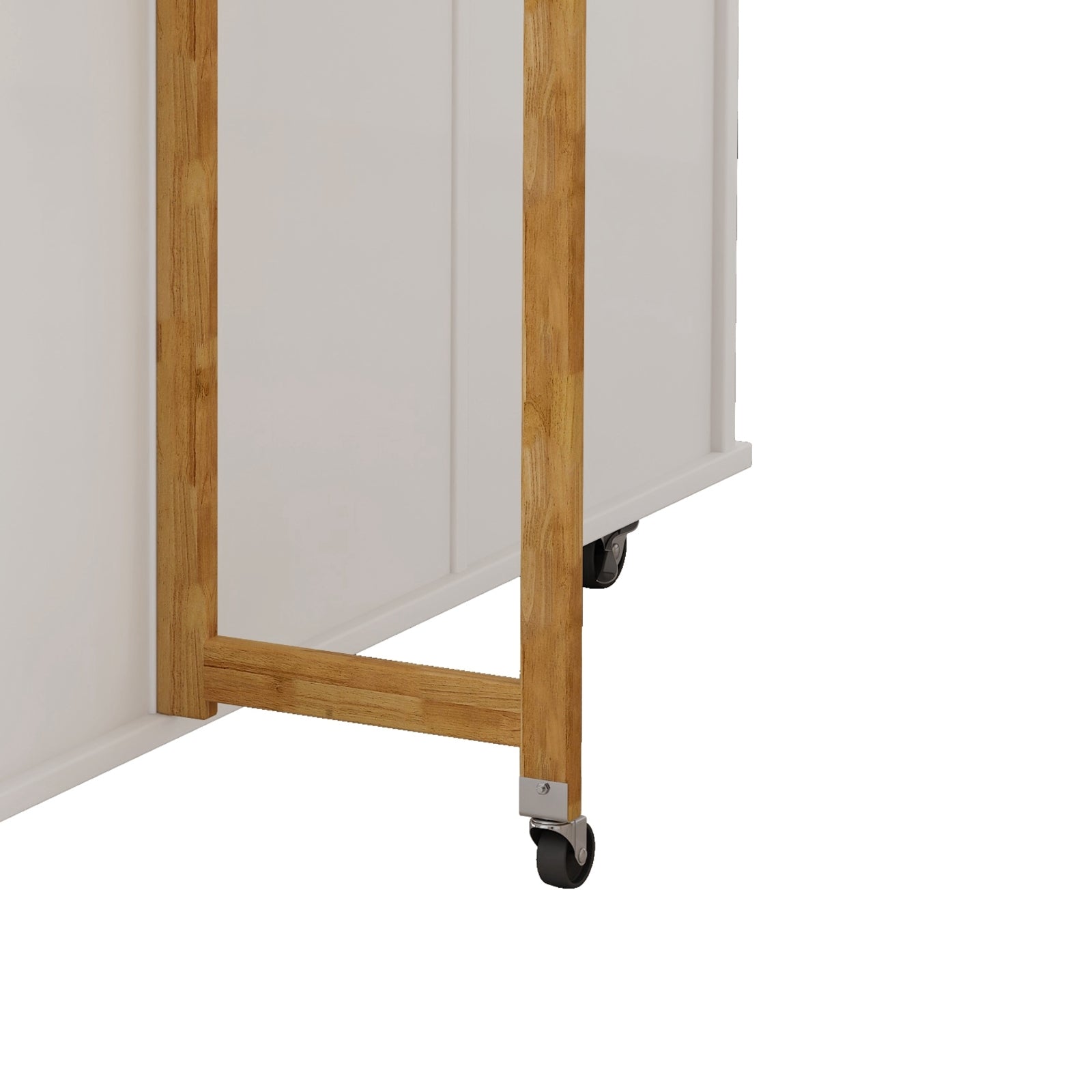 Carrito de Isla de Cocina con Gabinete, 3 Cajones, Estante para Especias, Estante para Toallas, 43.31 de Ancho